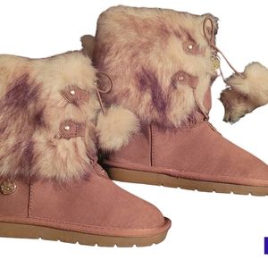 michael kors fur boots
